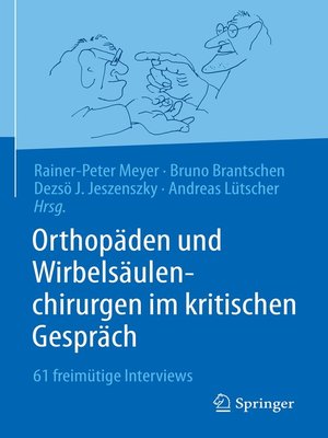 cover image of Orthopäden und Wirbelsäulenchirurgen im kritischen Gespräch